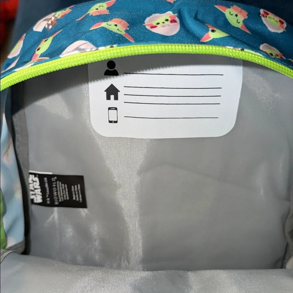 Brand New Disney Star Wars The Mandalorian Baby Yoda Backpack